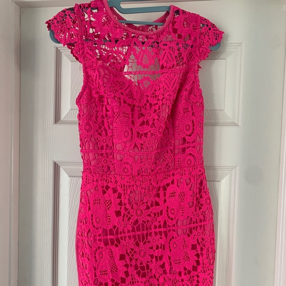 AX Paris | Dresses | Ax Paris Hot Pink Lace Dress | Poshmark AX Paris | Dresses | Ax Paris Hot Pink Lace Dress | Poshmark